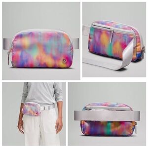 NWT LULULEMON Everywhere Belt Bag 1L Prism Wash Print Multi/Vapor